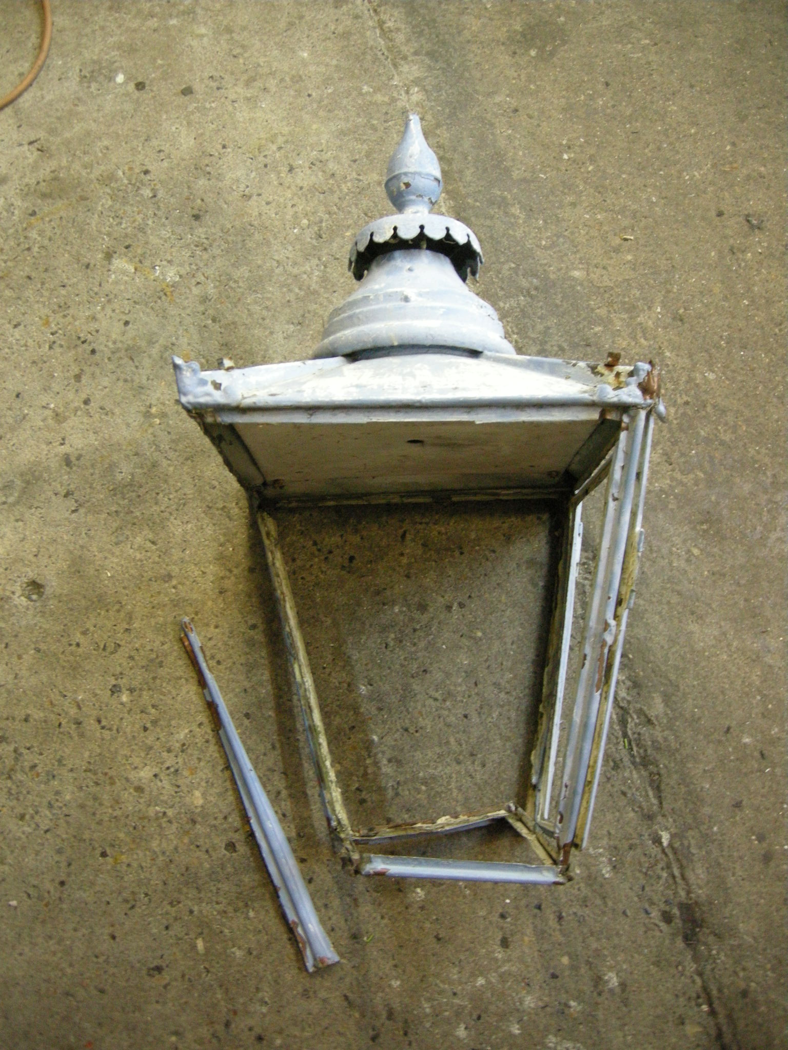 Lantern before restoration